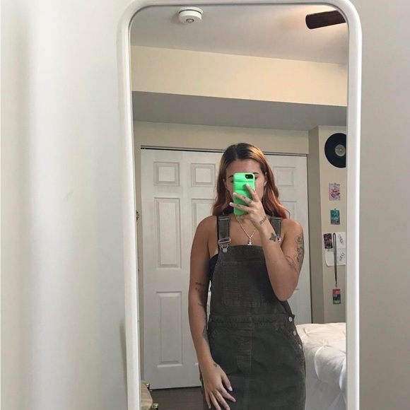 Brown corduroy overalls - Picture 1 of 3